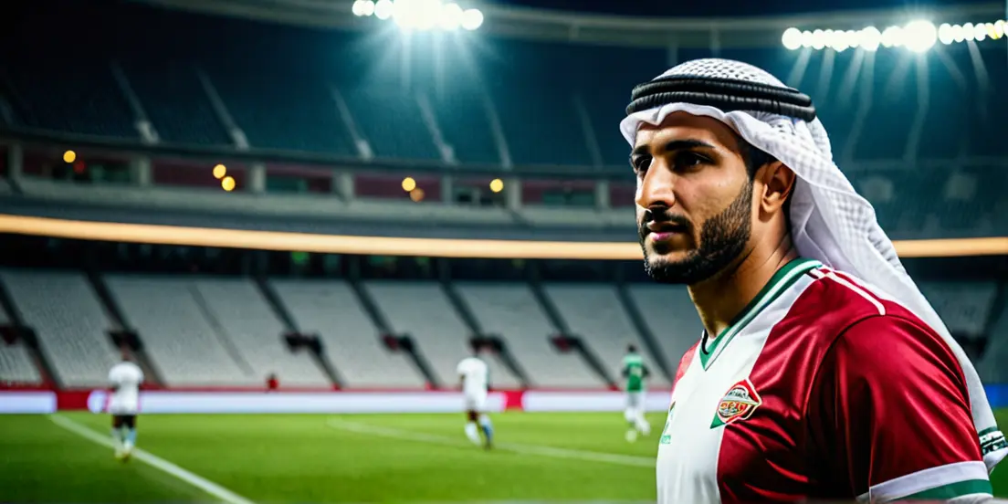 Arab footballer at the AFC Asian Cup